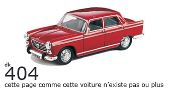 404 : la page n'existe pas ou plus